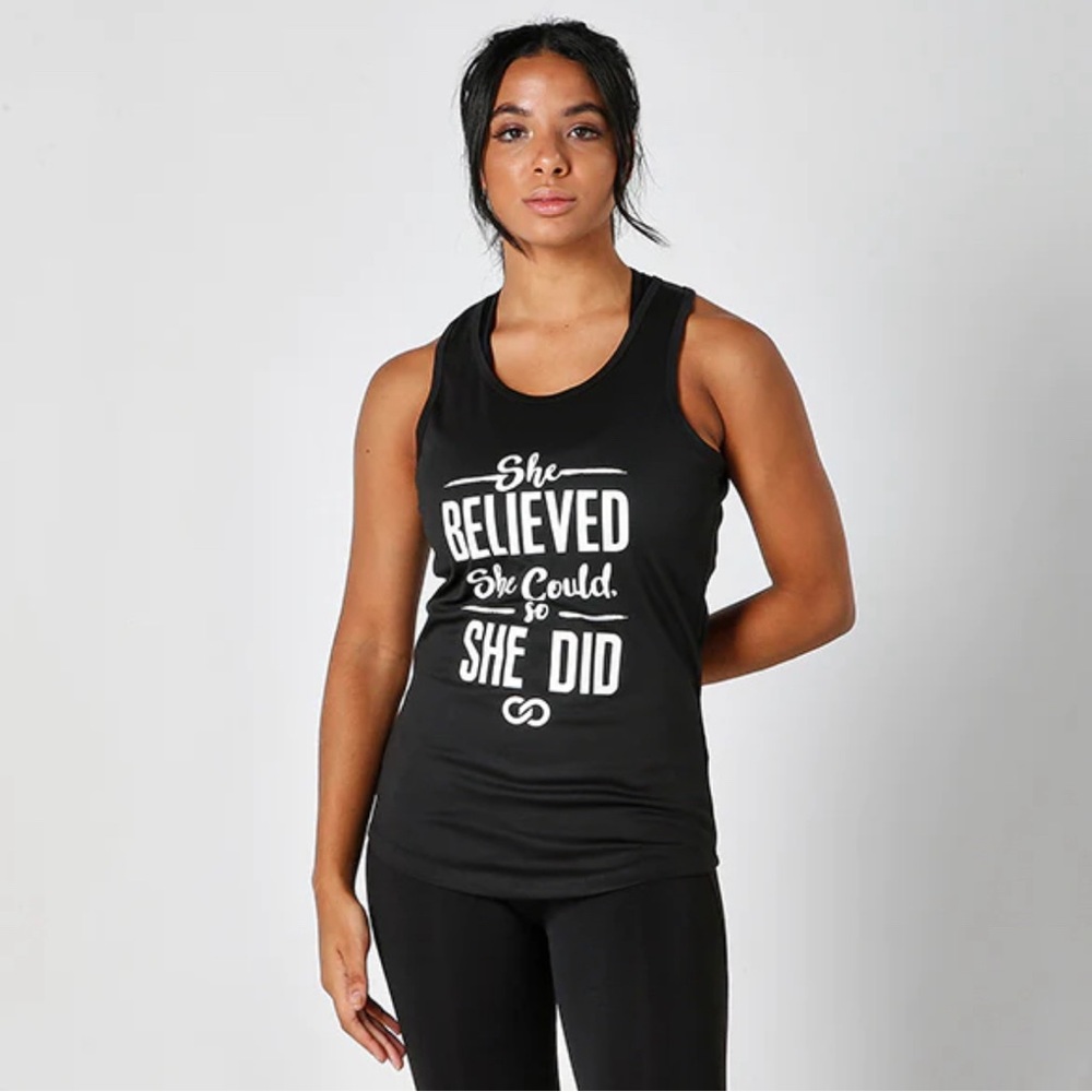 She Believed She Could So She Did by Just Strong - Sz Medium - Brand New Workout